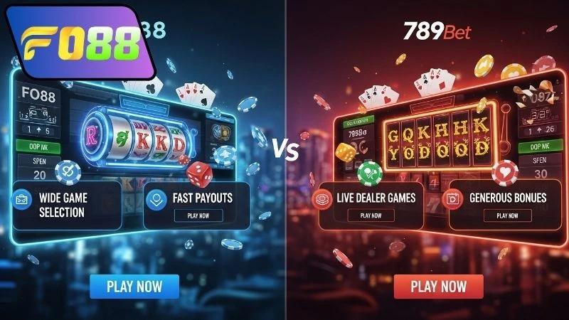 So sánh Fo88 và 789BET về khuyến mãi và hỗ trợ khách hàng