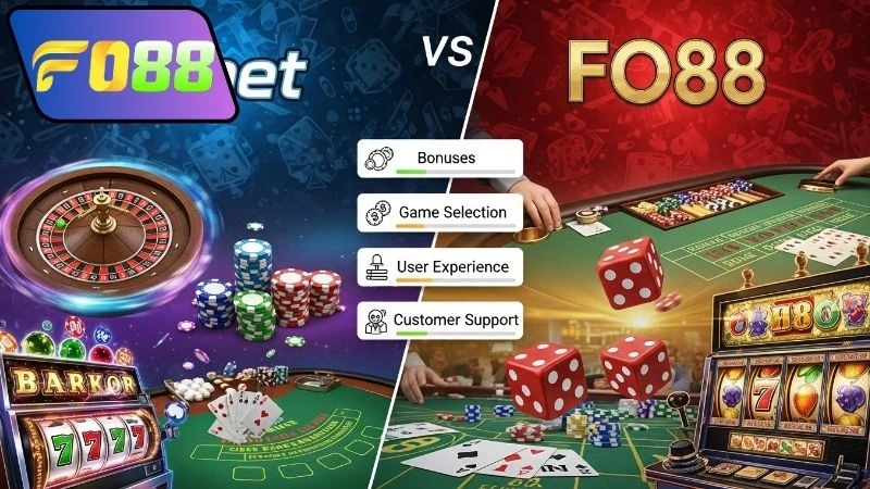 So sánh Fo88 và 86BET về trò chơi và tỷ lệ trả thưởng
